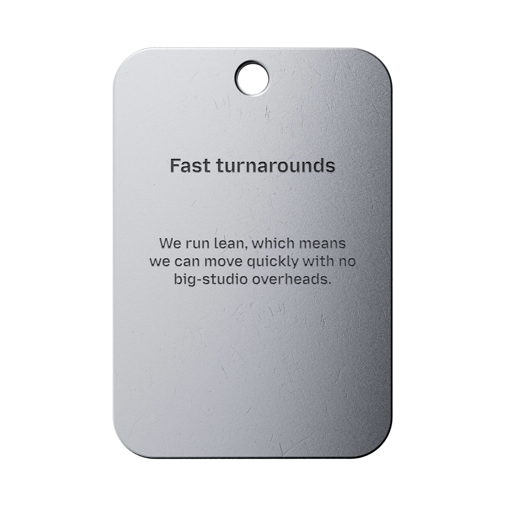 Fast turnarounds